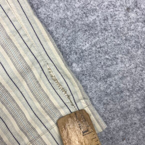 Abercrombie & Fitch shorts men’s 30‎ vintage white stripe retro Y2K adjustable - Picture 12 of 16